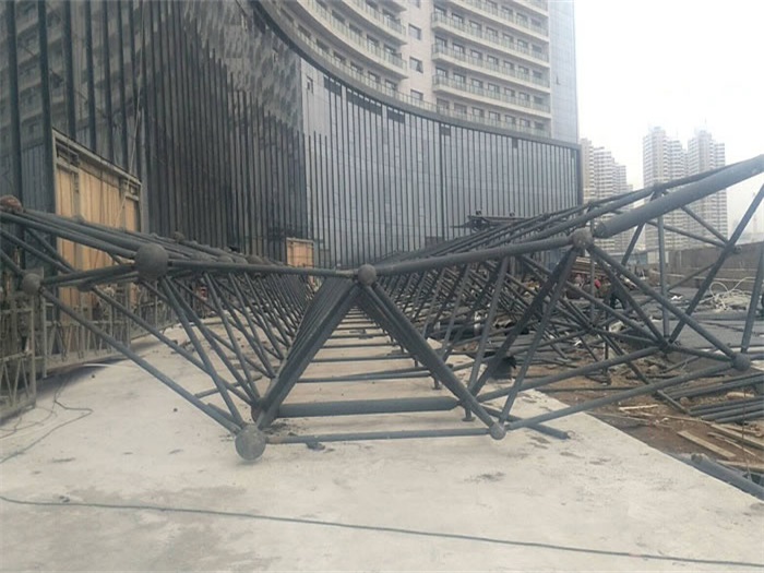 阳泉万豪酒店雨棚网架